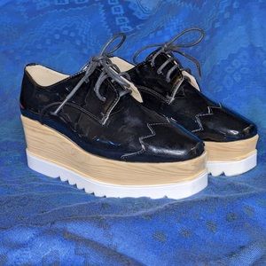 Platform Oxford shoes